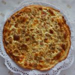 Pizza de mascarpone y atún